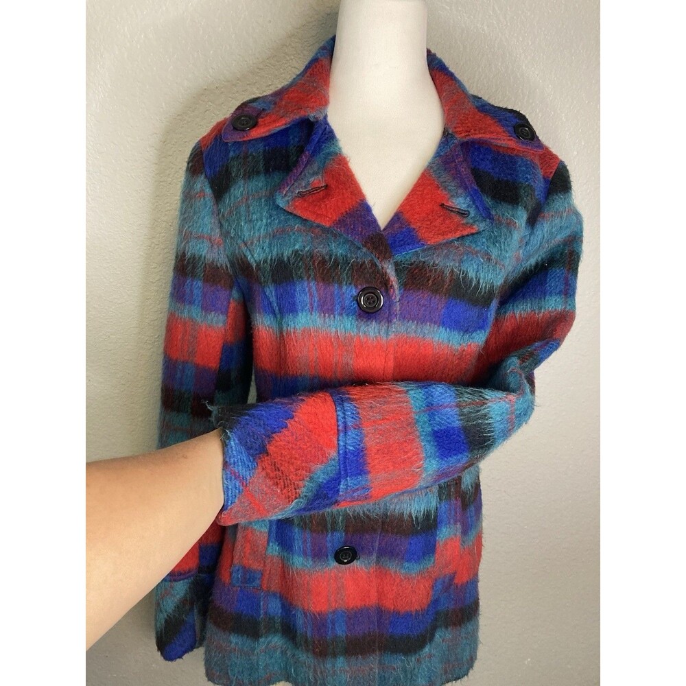 BKE Buckle Peacoat Medium Women’s Jacket Multi Color Outerwear - Picture 5 of 10